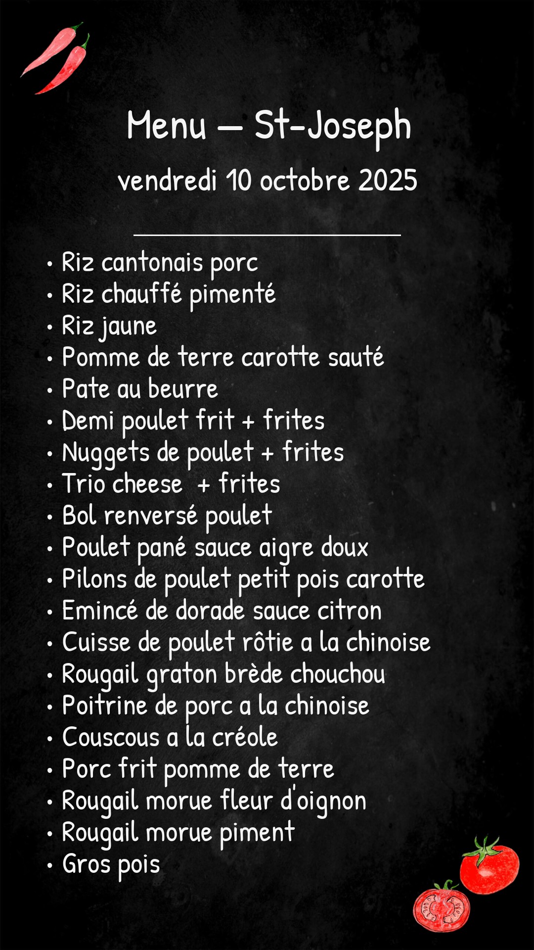 Vendredi 10 Octobre 2025