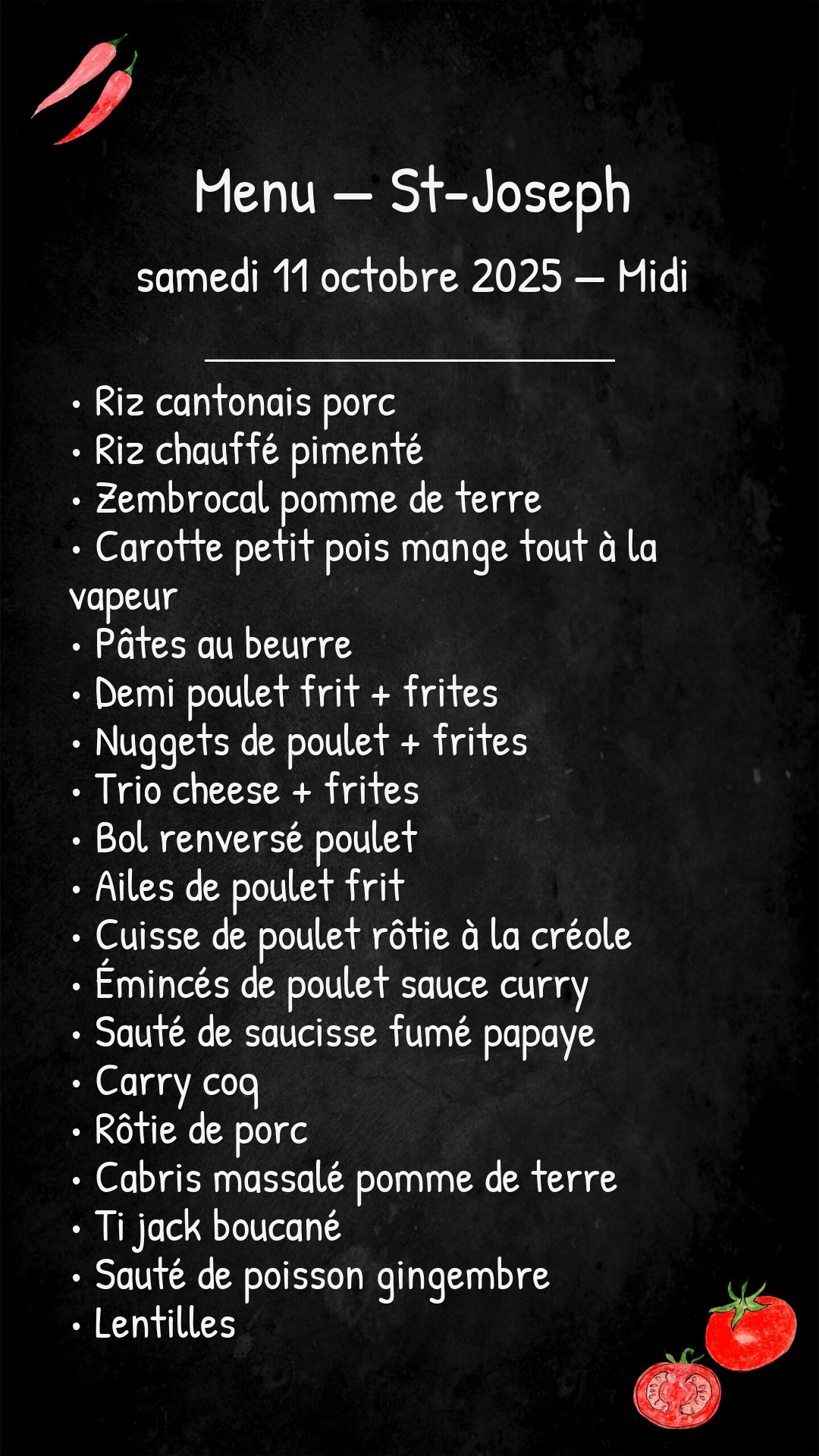 -Samedi 11 Octobre 2025- MIDI