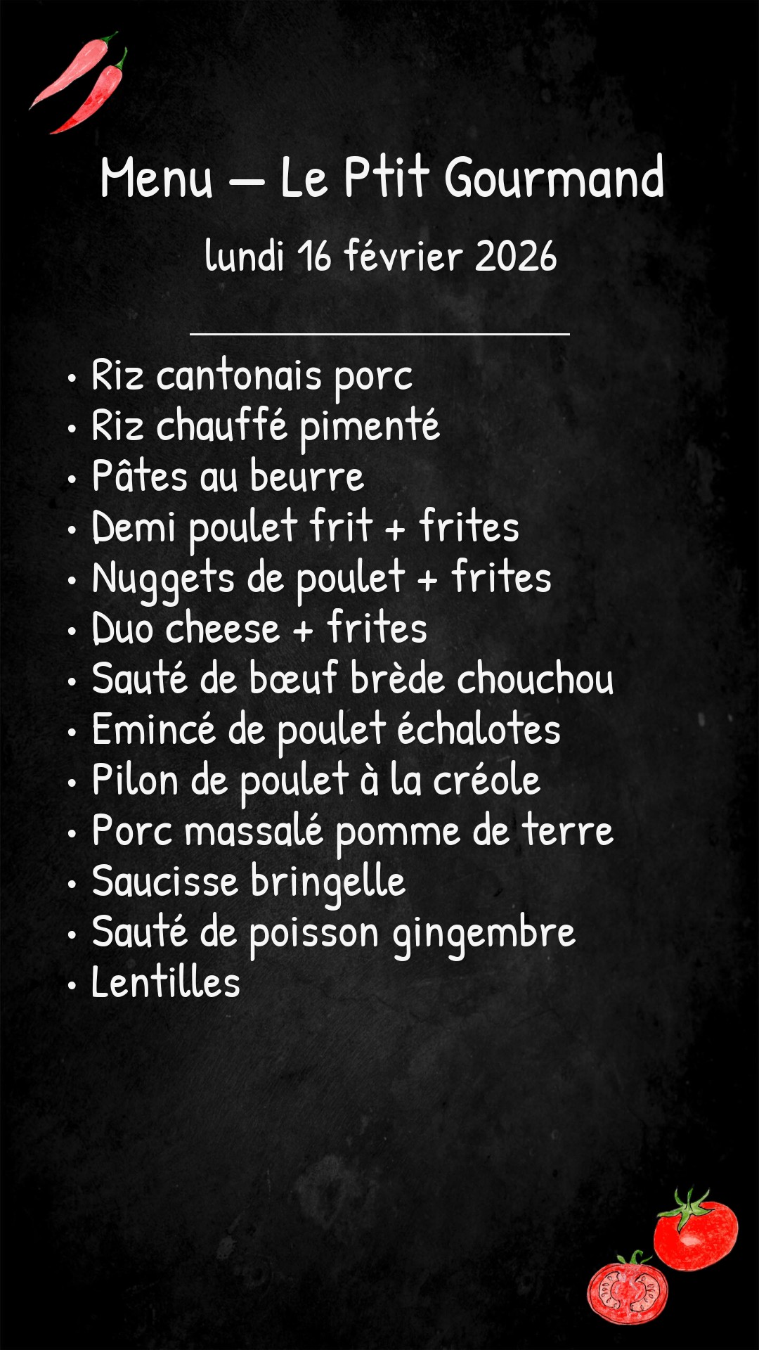 Mardi 20 Janvier 2026