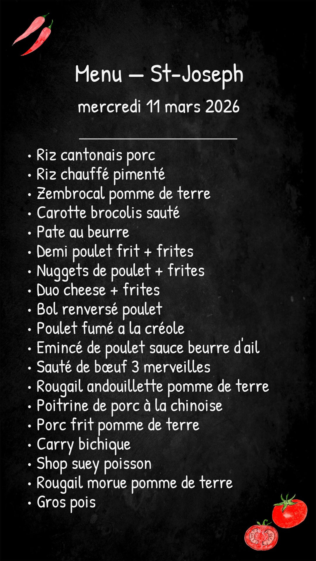 Mercredi 11 Mars 2026