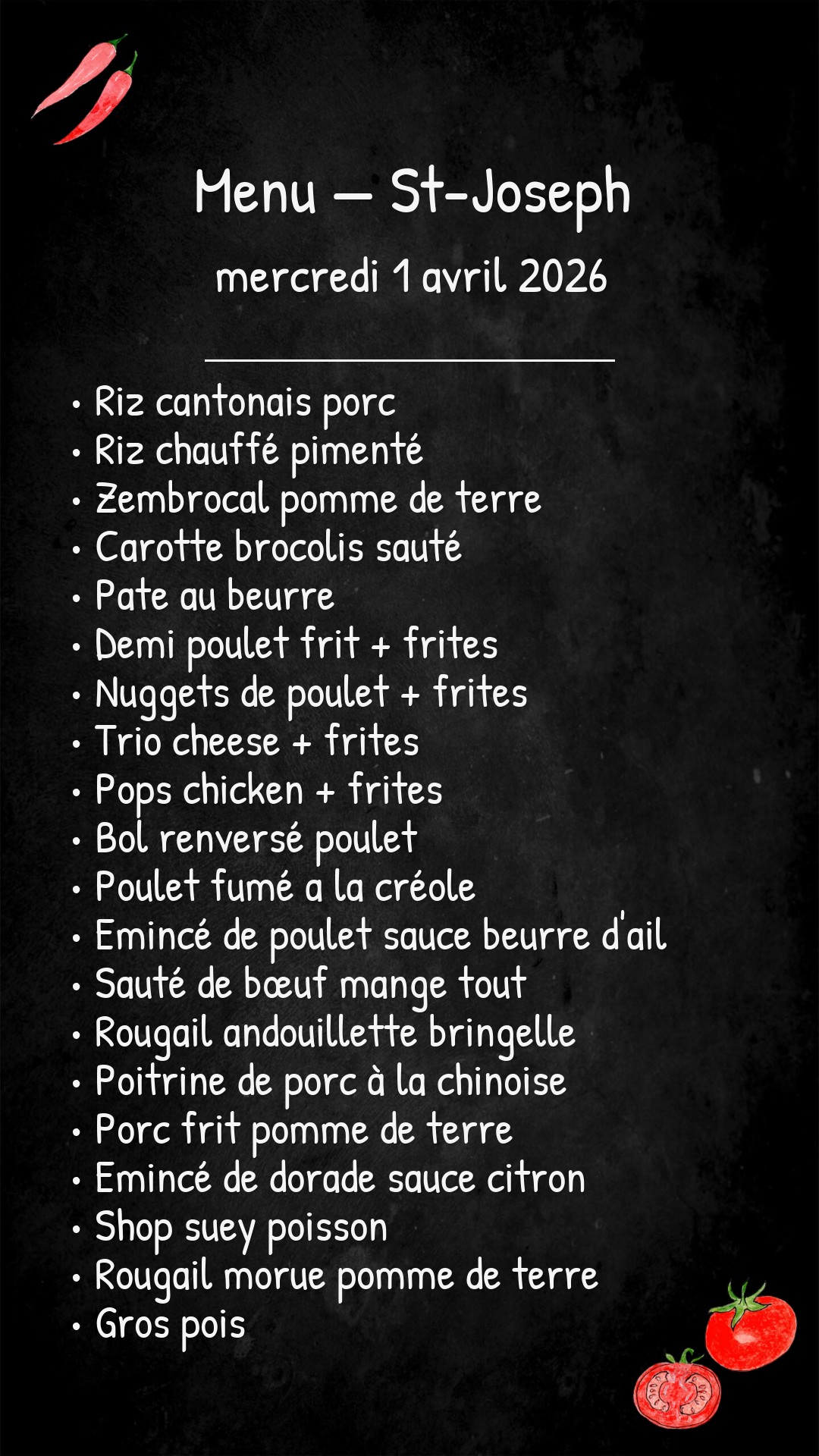 Mercredi 01 Avril 2026