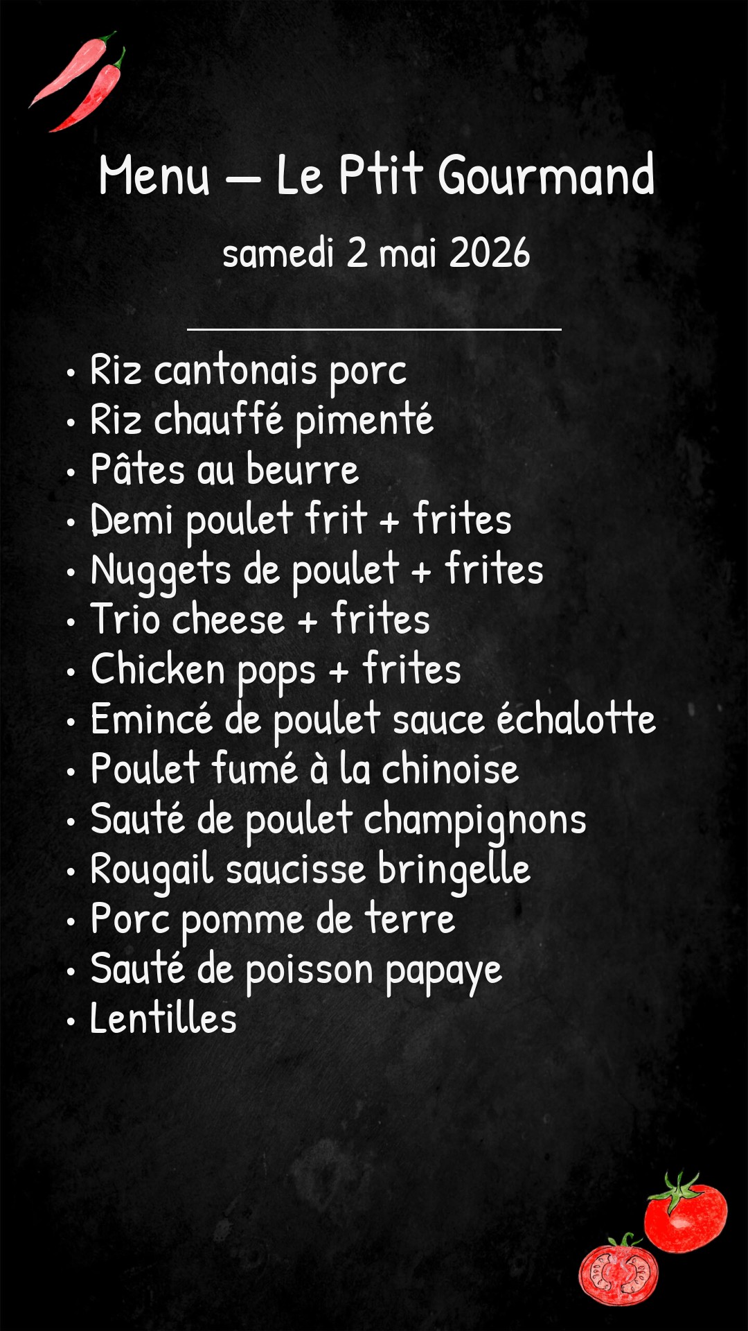 Samedi 02 Mail 2026