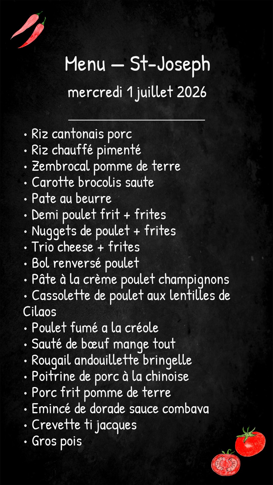 Mercredi 01 Juillet 2026