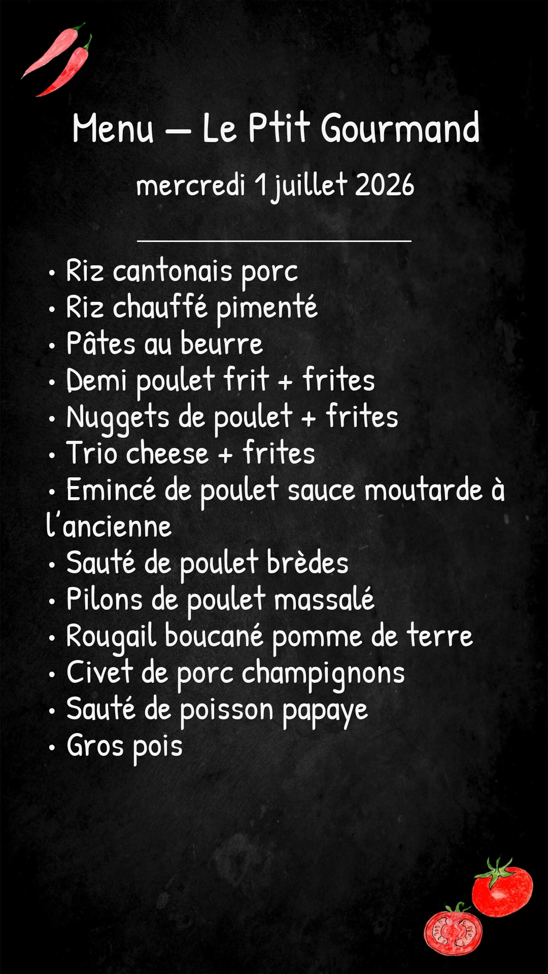 Mercredi 01 Juillet 2026